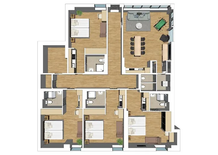 Apartmán Flatista Homes - Aubing Mnichov